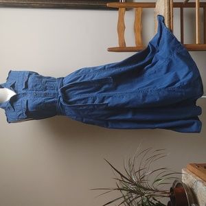 Banana Republic Long Denim Sleeveless Dress 10